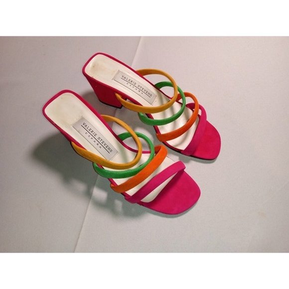 Valerie Stevens Espana Size‎ 8B Leather Upper Heels Made in Spain - Picture 1 of 4